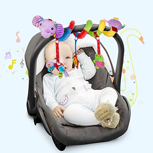 Comius Sharp Spiraal bed kinderwagen speelgoed, mobiele baby kinderen twisty spiraal cartoon speelgoed geschenken… - Image 5