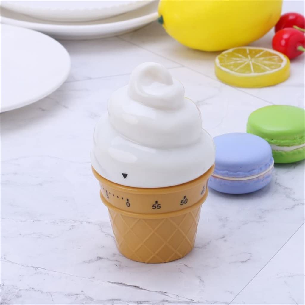 minutnik, Ice Cream Machinery Kitchen Timer Cooking Countdown Clock Gadgets(Argento)