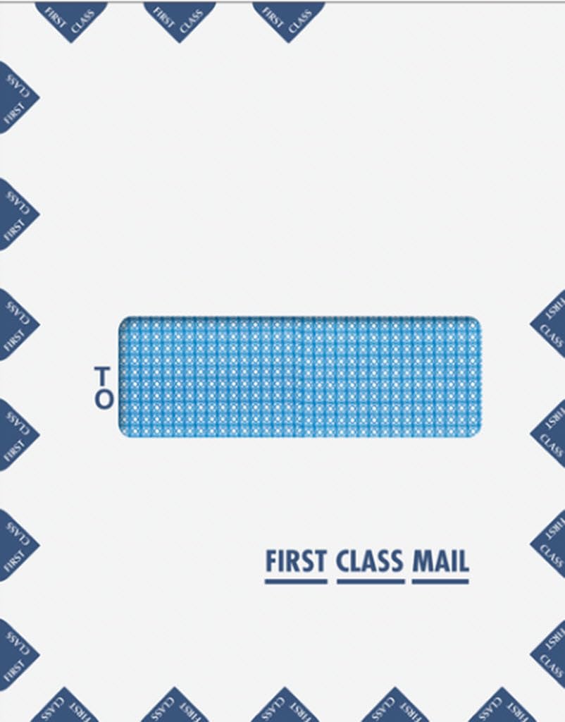Single Window First Class Mail Envelope - Peel & Close