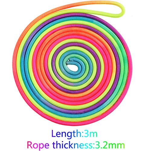 Gejoy 5 Pcs Colorful Jump Ropes