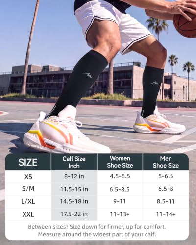 Image of NEWZILL Compression Socks for Women & Men, 20-30 mmHg for Sports & Travel