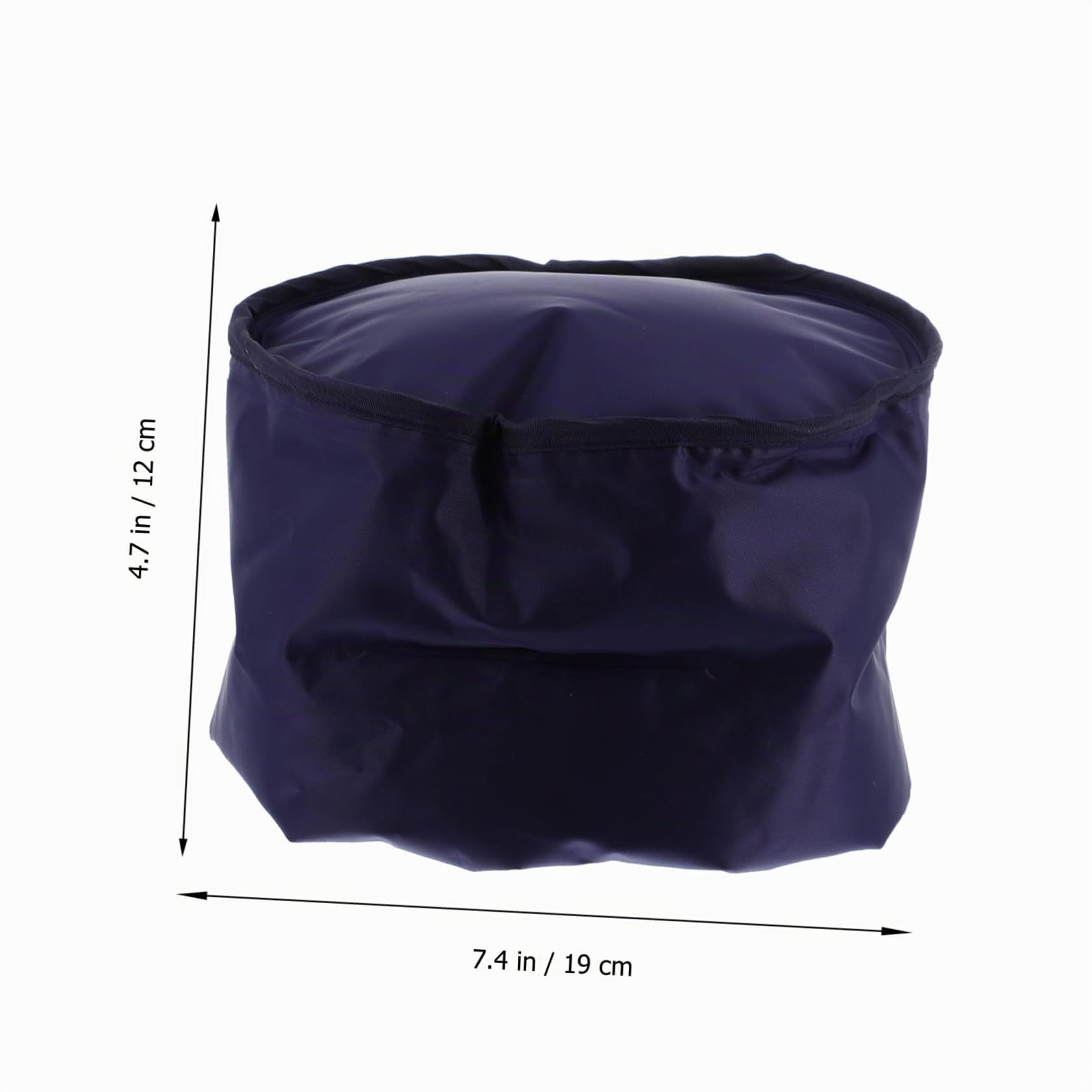 Bonnet de Glace Bleu en Tissu, Congélable, pour Tête et Épaules