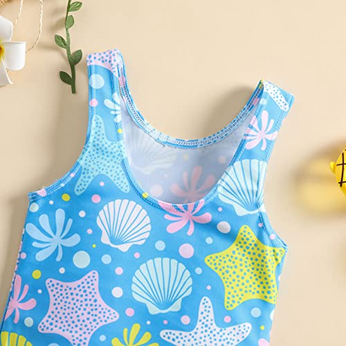 Baby Girls Ruffle Swimwear Toddler Hawaii Flower Romper Swimsuit Summer Sleeveless Bathing Suit Cute Girls Bikinis2