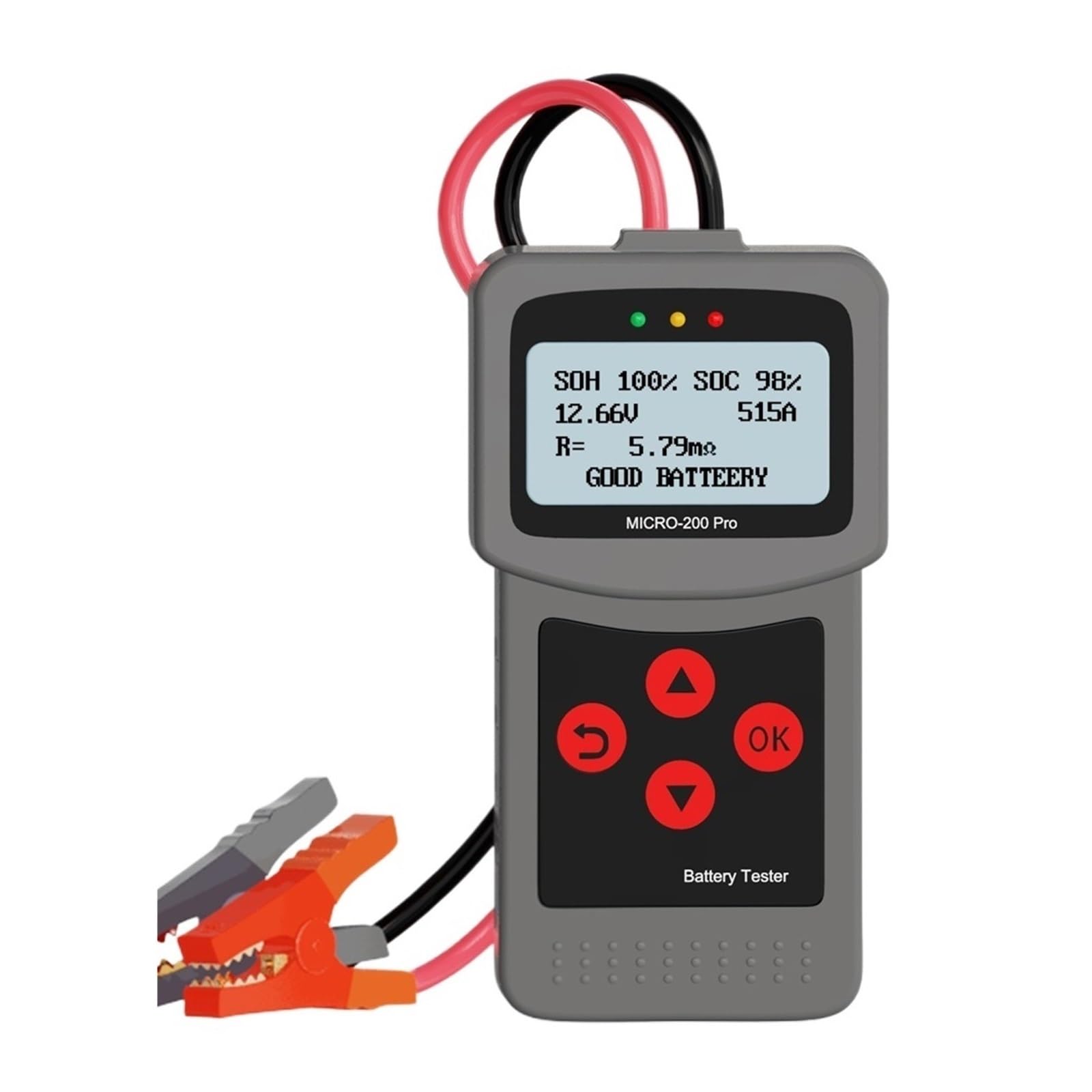 Testeur De Batterie De Capacité De Voiture Numérique 12V 24V 40-2000CCA Analyse De Batterie De Moto Et Outils De Diagnostic Automobile