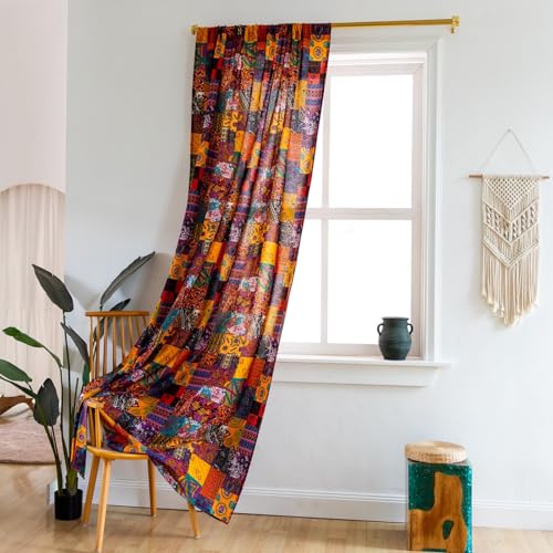 Cortinas cortas semitransparentes de 120x140 cm, cortina de cocina de lino y algodón naranja 4