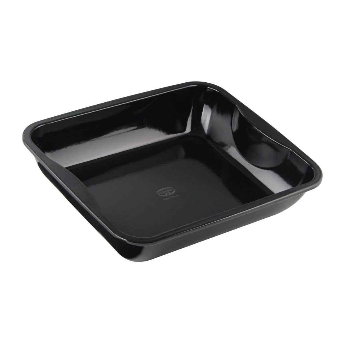 Dr. Oetker 9929450 Backblech-Set, 2-teilig, Backblech, Backblech, Backblech, Backblech, Stahl, Emaille, Schwarz, 42 x 29 x 4 cm und 40 x 34 x 8 cm