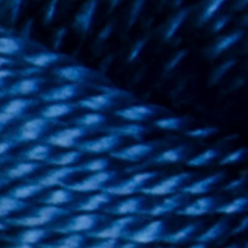 Hilo de algodón DMC tamaño 5 azul marino medio miniatura 2