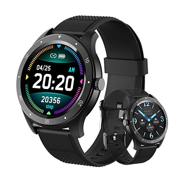 jpantech Bluetooth Smart Watch, PHIPUDS Health & Fitness Tracker Smartwatch Blutdruck-Aktivitätsuhr