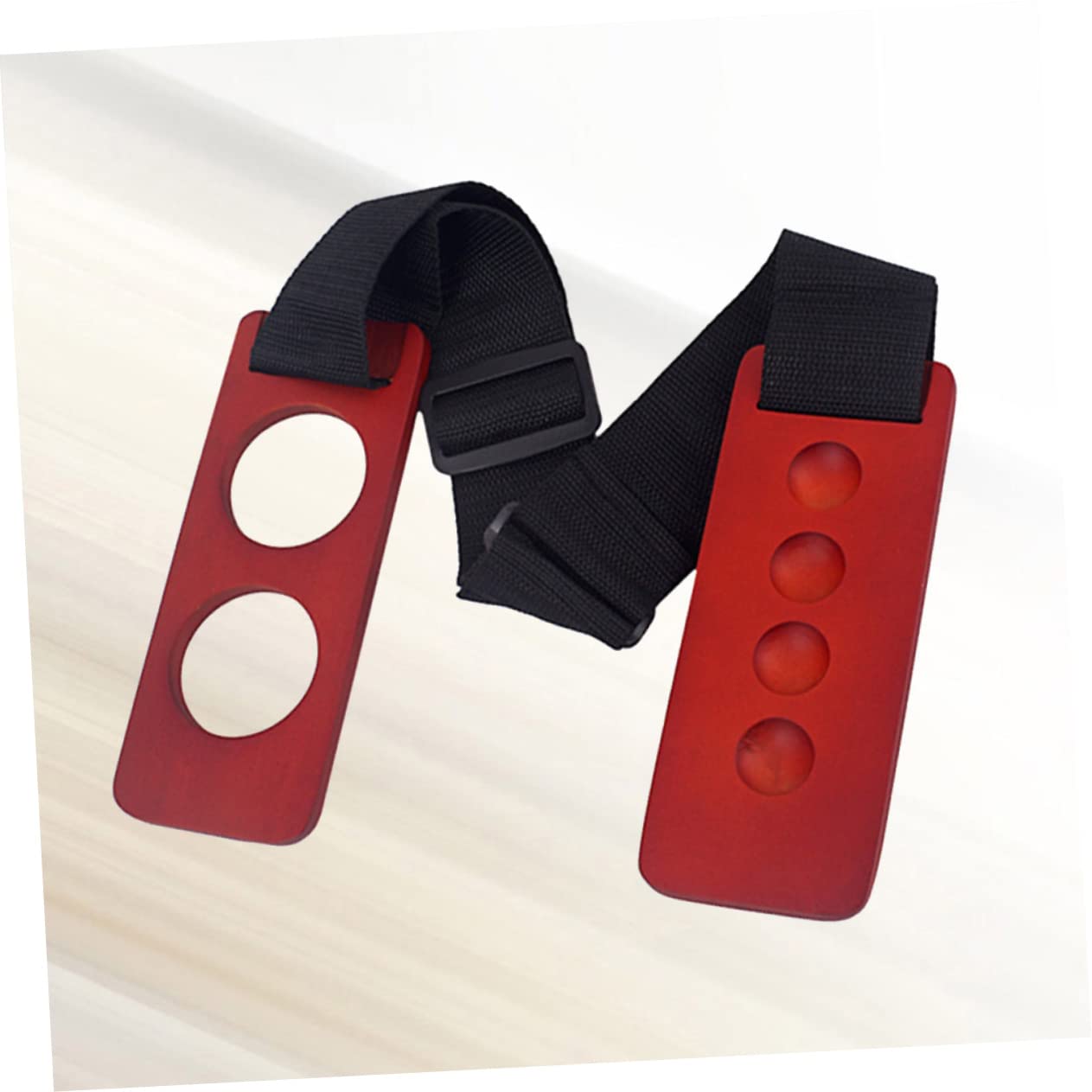 BIUDECO Cello Slip End Pin Stopper Wooden Spike Floor Protector and Anchor Rest for Cello Players Stylish Design Black Red
