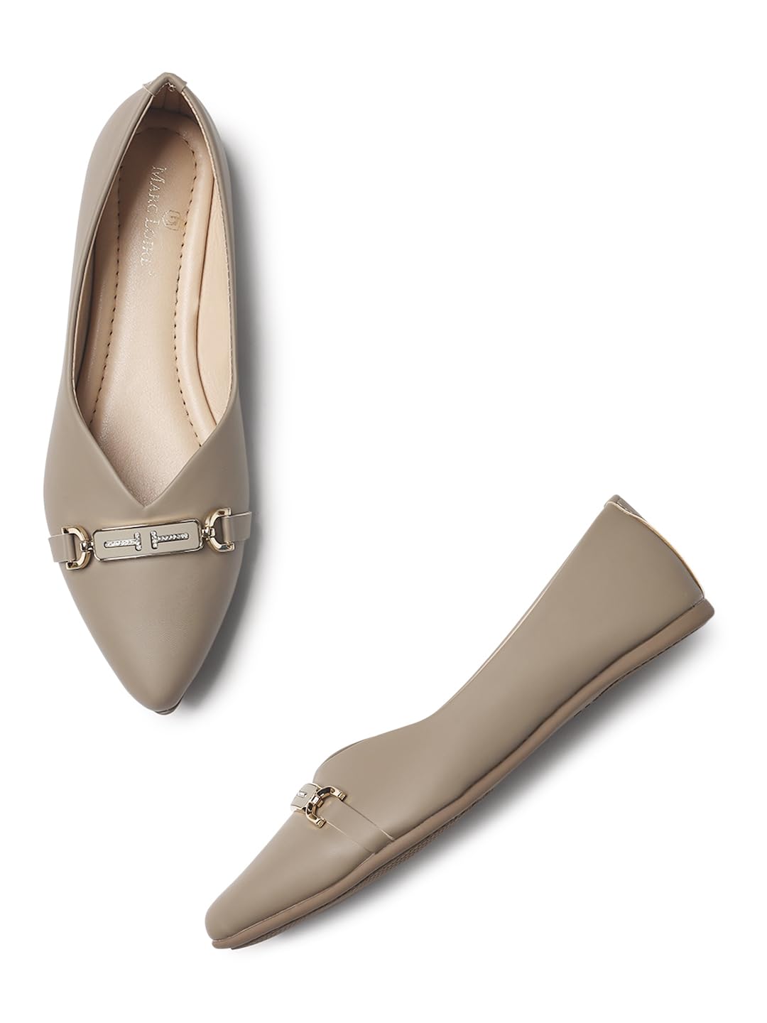 marc loire Women's Ballerina Pointed Flat Shoes| Comfortable & Stylish Slip-On for Party & Casual Wear-picture-27