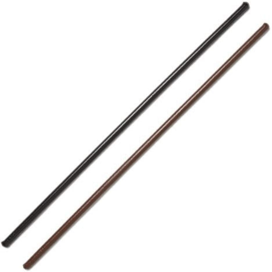 HY Brown Leather Show / Showing Cane 22"