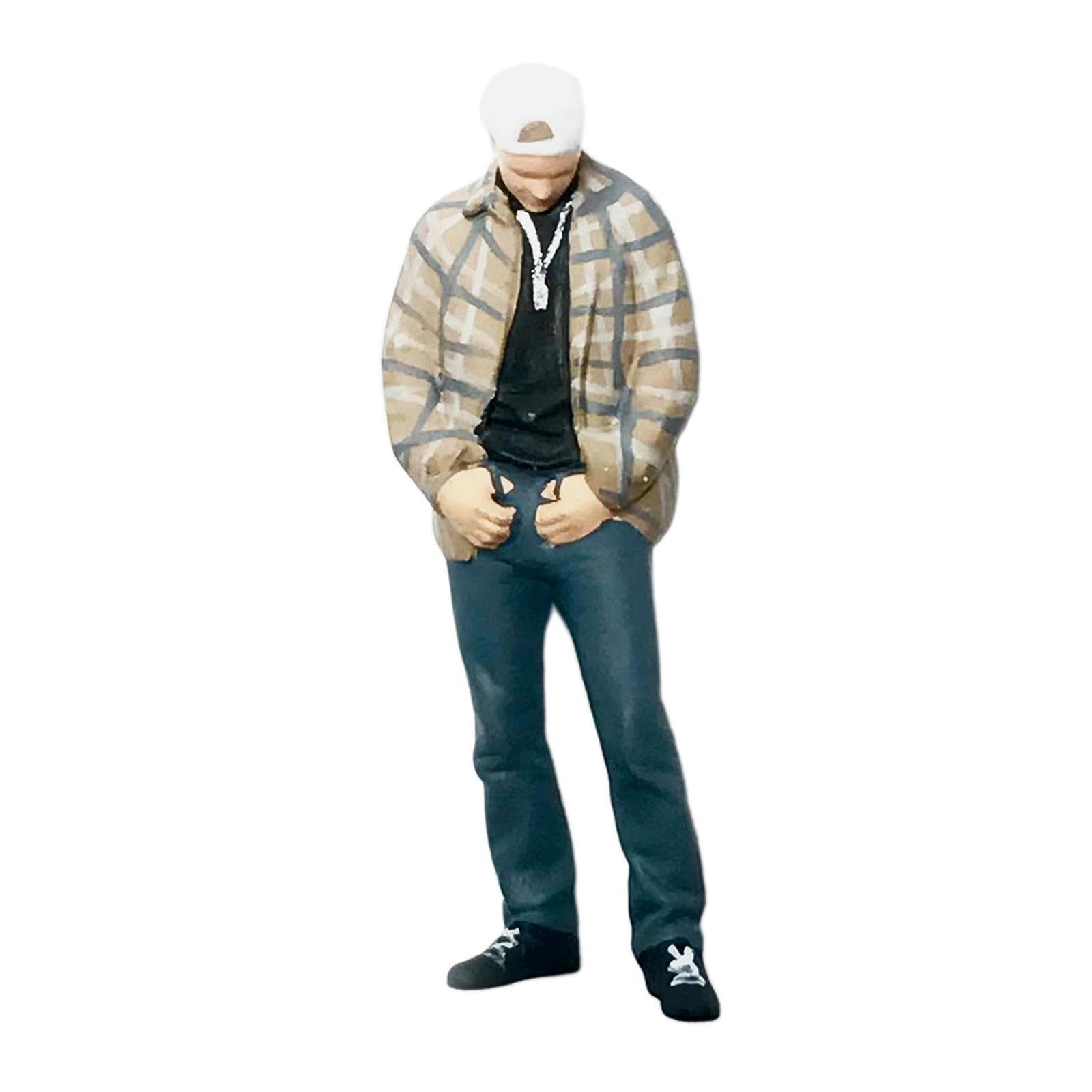 QUXVUIS 1/64 People Figure Fashion Male Character Street Craftsmanship Shines In Tiny People Figurines Bringing Scenes Alive Diorama 164 Figure Model Standing