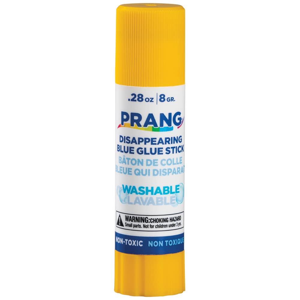 Prang Lot de 60 bâtons de colle lavable, bleu, 800 ml