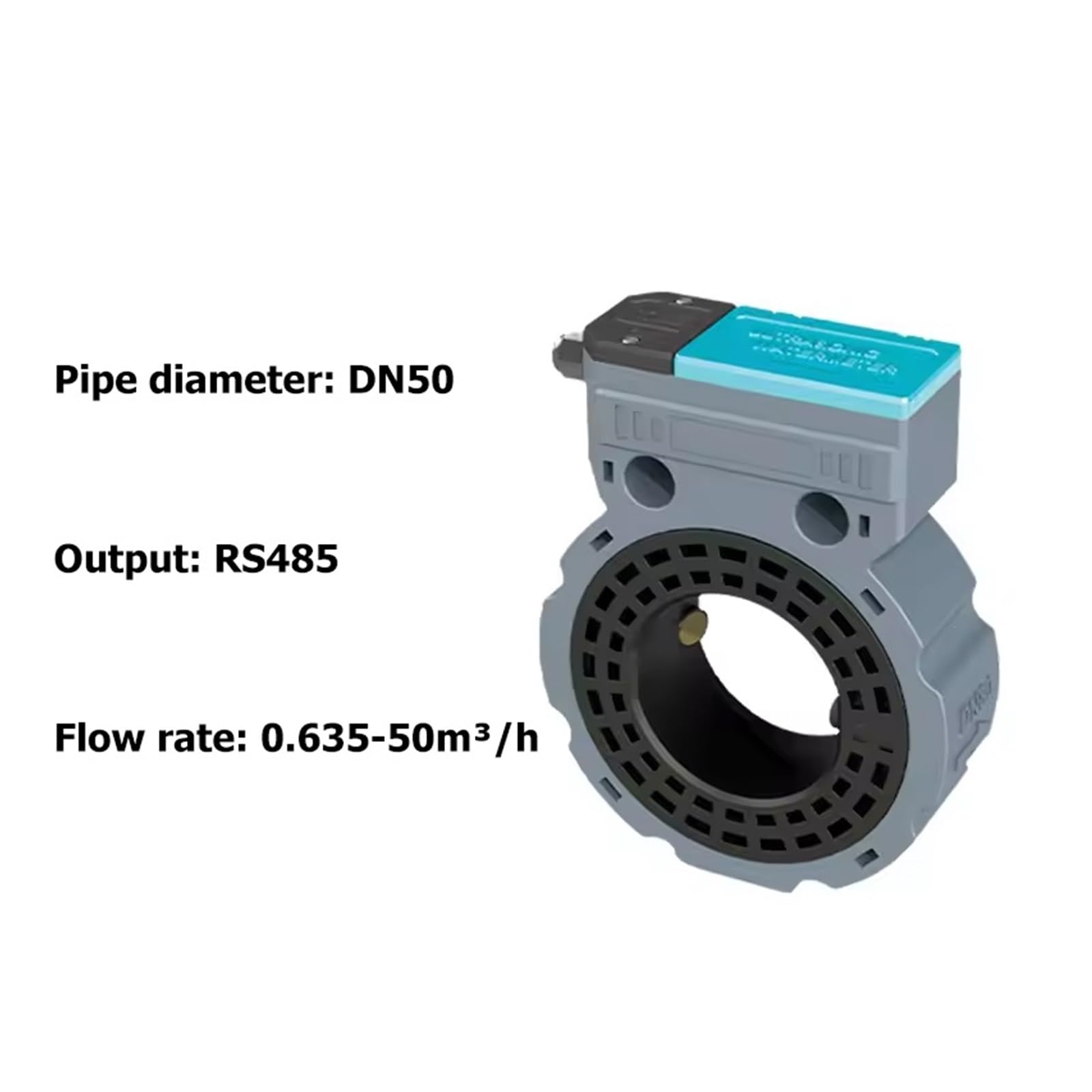 Medidor flujo digital RS485 tarjeta Sensor agua tubería Riego agrícola