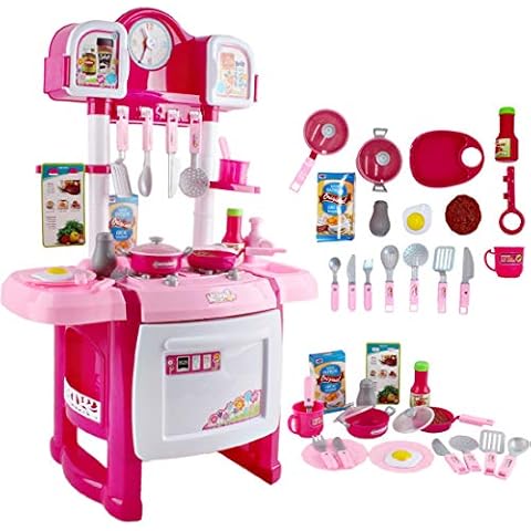 deAO Juego de rol de Cocina en Miniatura 'My Little Chef' con luz y Sonido Cover