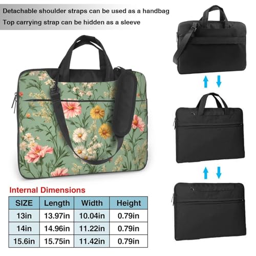 Maletín portátil impermeable para laptop 15.6" miniatura 4