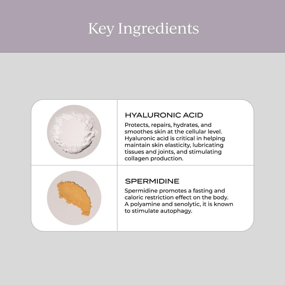 CYMBIOTIKA Healthy Glow Anti Aging Supplement, Skin Care & Collagen Production Support for Women and Men, Includes Hyaluronic Acid, Spermidine, Restorative Peptides & Growth Factors, 42 Capsules - Image 3