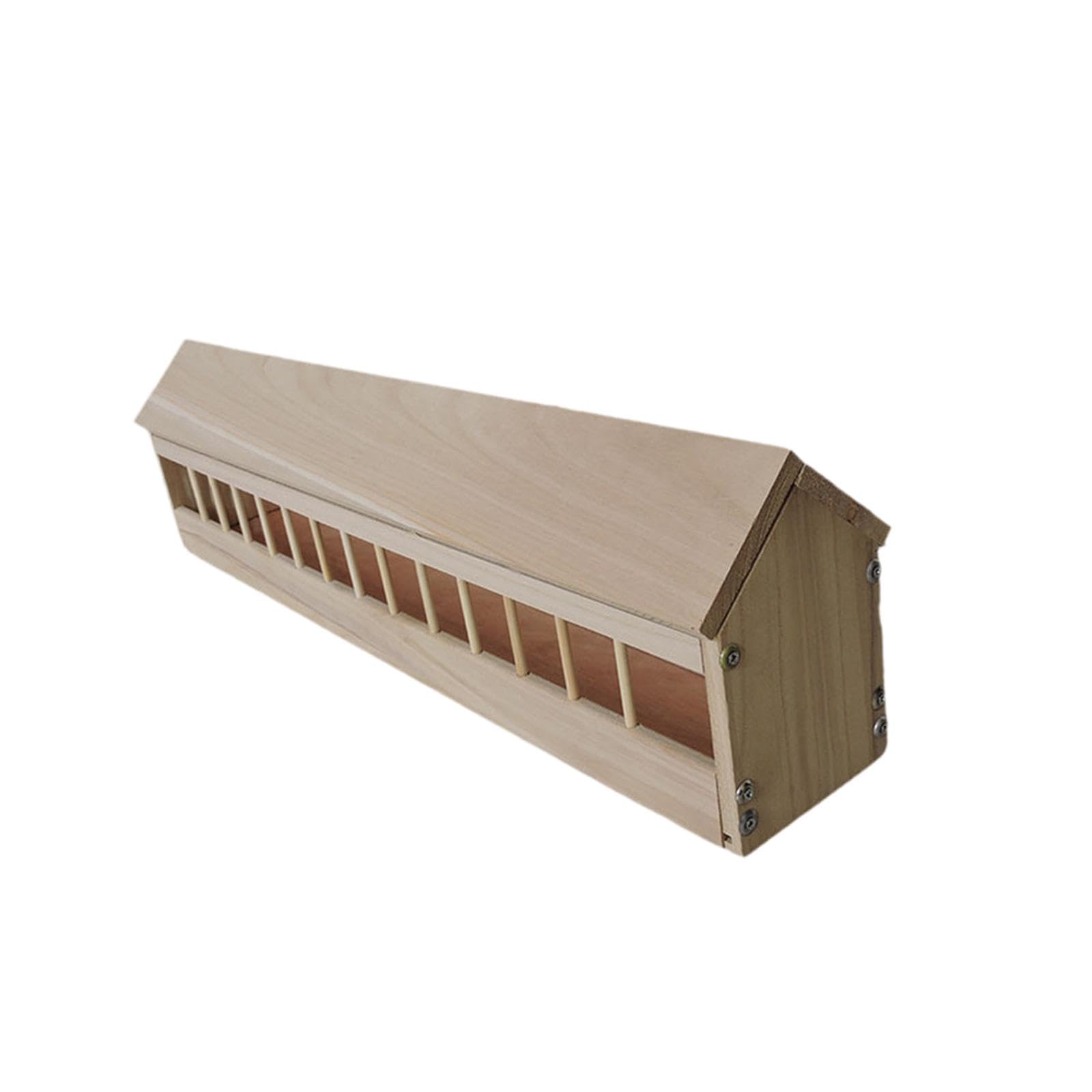 Comedero para Palomas Comedero para Pollos Plato para Aves de Corral Y Alimentador para Codornices de Madera Resistente para Uso Continuo Adecuado Pa, 80cm