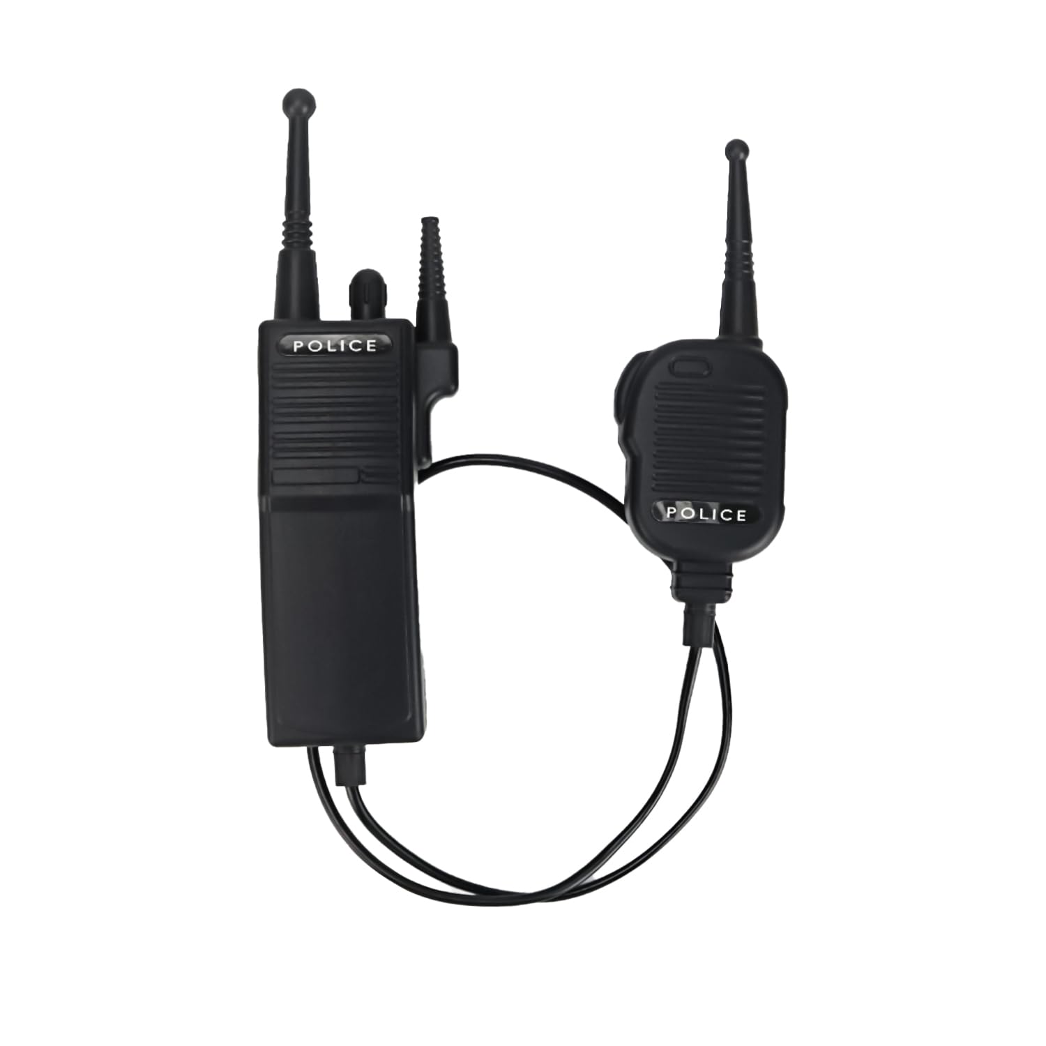 RmKbe Adult Police Radio Set & Costume Accessories for Boys and Girls, Black