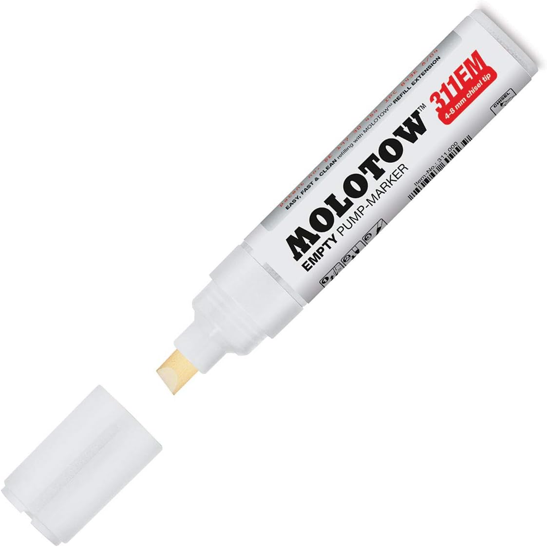 MOLOTOWONE4ALL Empty Marker, 4-8mm, Compatible with Most Paints and Inks (311.000)