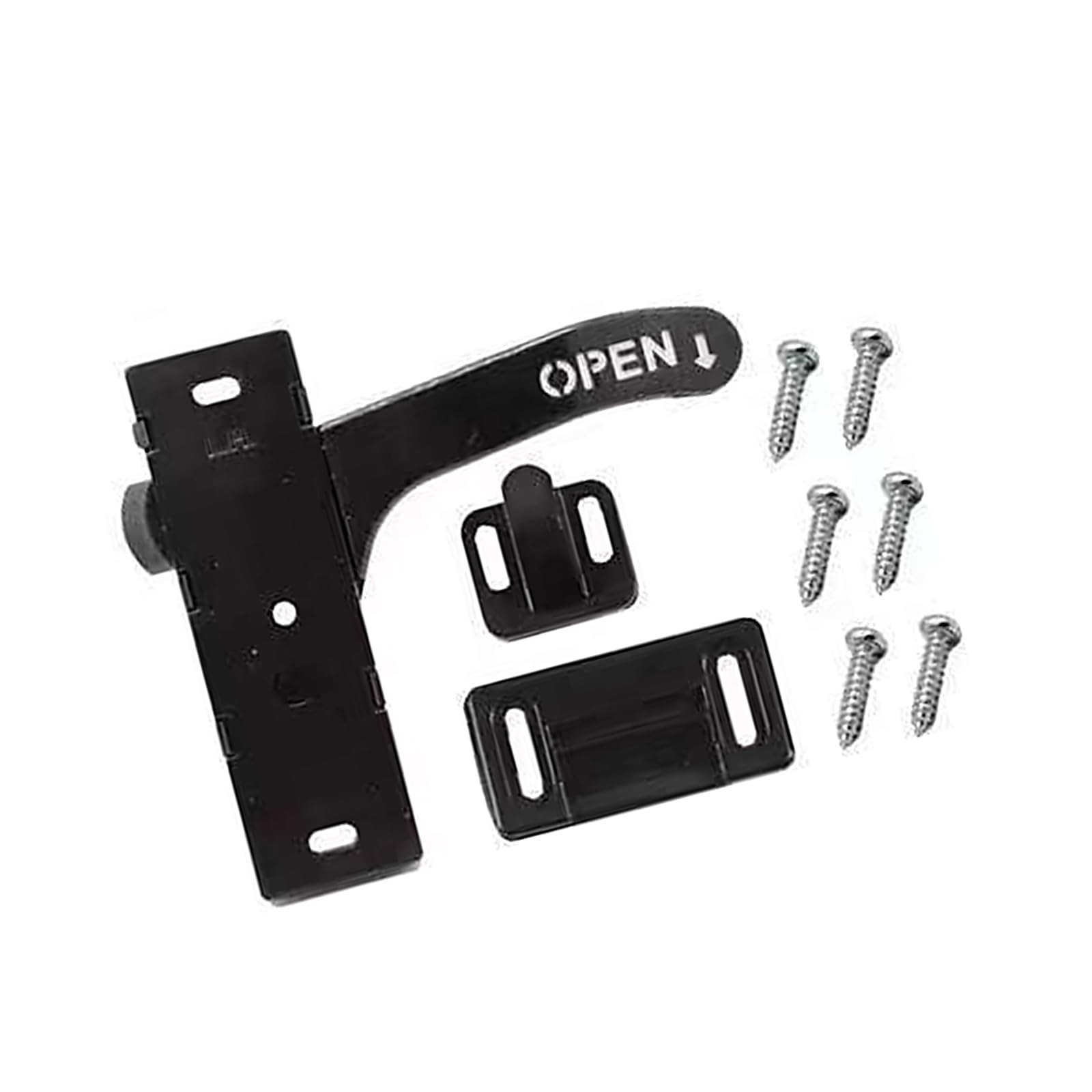 PYRIAMORE Motorhome Screen Door Replacement Handle Secure Grip Surfaces ABS Construction Door Latches for Trailer Fit Campers & Travel Trailers
