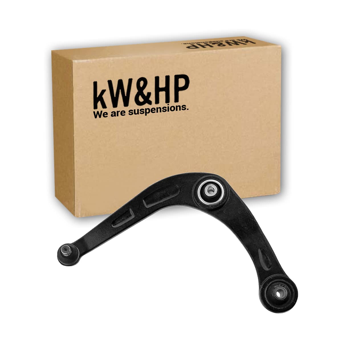 kW&HP KIT 6PZ BRACCI BRACCETTI TRAPEZI OSCILLANTI, BIELLETTE E TESTINE STERZO ANTERIORI DX/SX PER 206, 206+ (KW0028T)