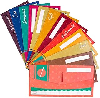 Cash Envelope System for Budgeting and Saving Money - Budget Keeper- 12 Pack