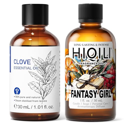 Aceite Esencial de Clavo HIQILI 30ML + Fantasy Girl 30ML