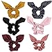 Produktbild Bowknot Haargummi - 6 Stück Elastisch Haarbänder Gummibänder Haar Scrunchies Bunt Süss Pferdeschwanz Halter Haar Band Stirnbänder für Frauen Damen Mädchen