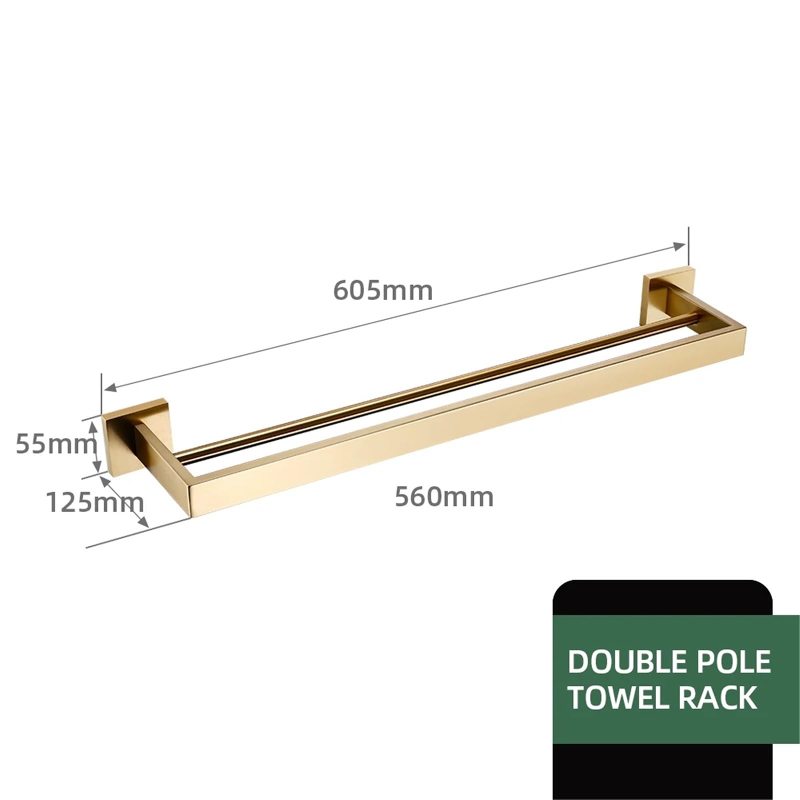Set di accessori da bagno in acciaio inox spazzolato, supporto per carta igienica, porta asciugamani e accappatoio, kit di accessori per bagni moderni (multifunzione)