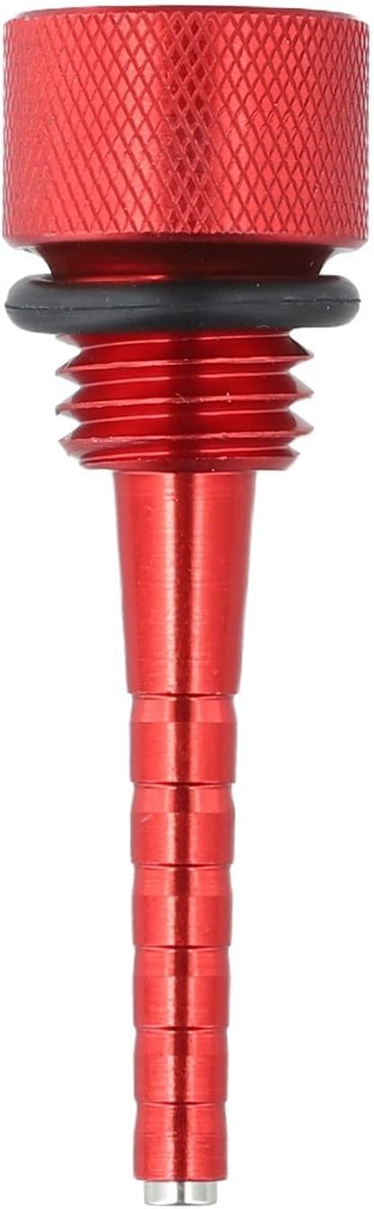 Engine Oil Dipstick for Predator 3500W Variable Frequency Generator, Aluminum Alloy Oil Level Gauge with Magnetic Tip Compatible with For Predator Inve(RED)