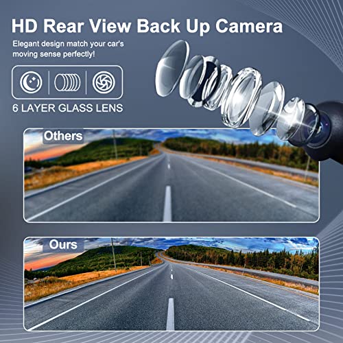 Image of Rear View Backup Camera Parking Assist Camera Compatible with Lincoln MKX V6 3.7L 2013 2014 2015 Replace DA1Z-19G490-A EA1Z-19G490-A