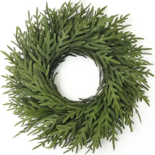 26' Norfolk Pine Wreath for Front Door, Artificial...