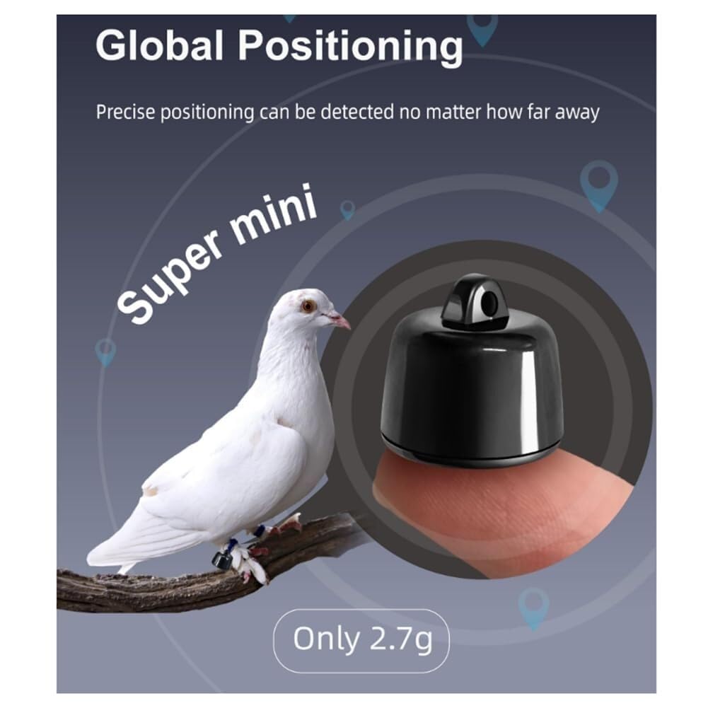 Localisateur GPS pour animaux de compagnie avec Bluetooth 5.0 étanche localisateur GPS anti-perte pour petits chiens et chats avec application en temps réel
