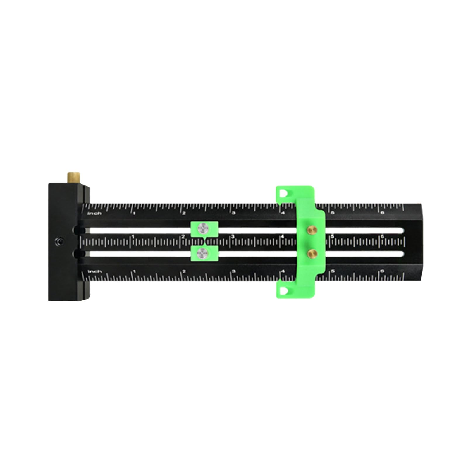 Metric/Inch T Shape Marking Gauge Multifunction Scribing Marking Ruler Double Line Ruler Limit with Needle Double Line Scriber