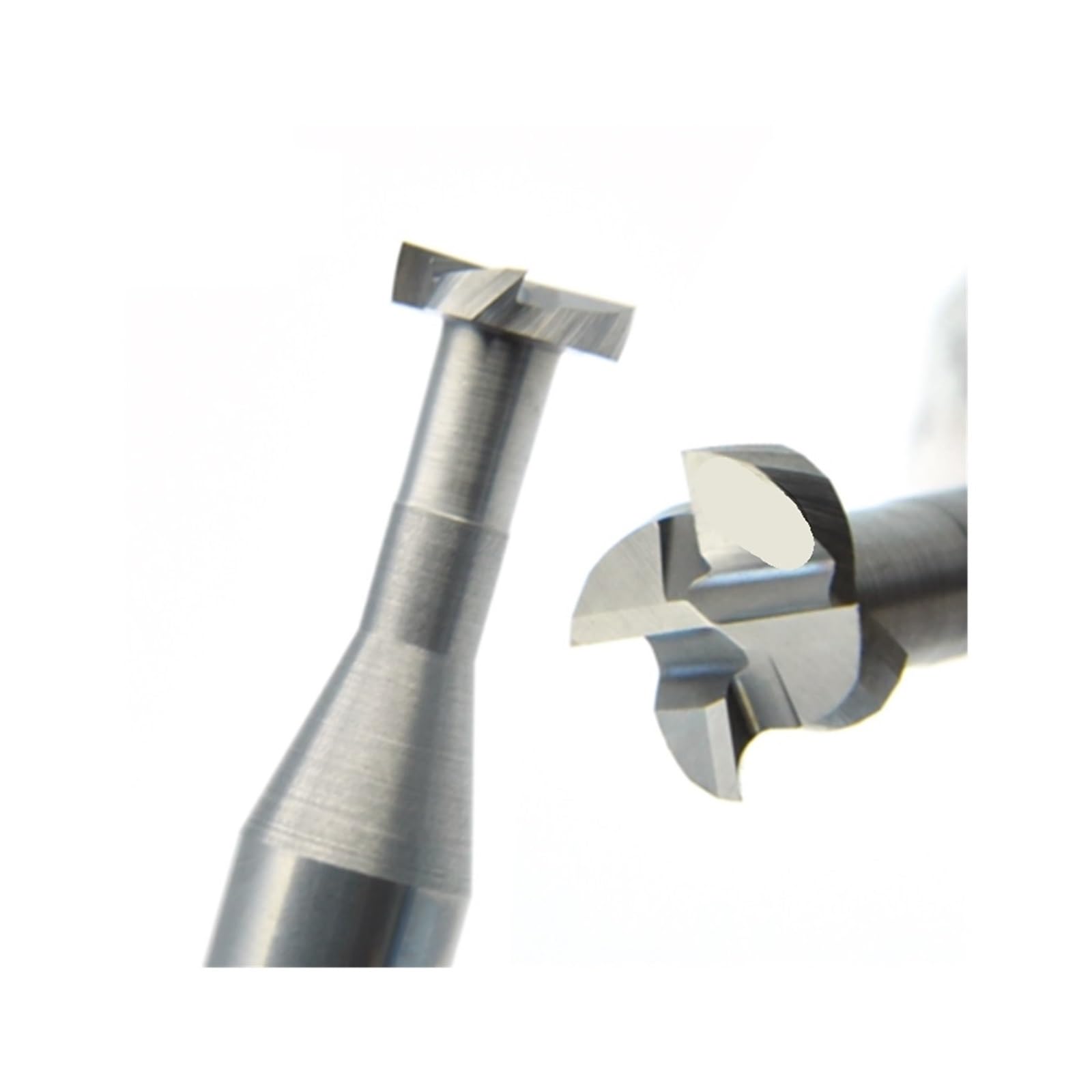 Fresa per scanalature a T Fresa a T con scanalatura CNC Fresa a T in carburo di tungsteno Frese in alluminio for 0,5-12 mm(D12x15x6dx12Dx60L,T is 0.3mm)