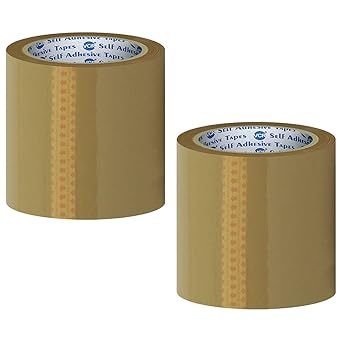 VCR Self Adhesive Brown Cello Tape - 65 Meters in Length - 144mm / 6