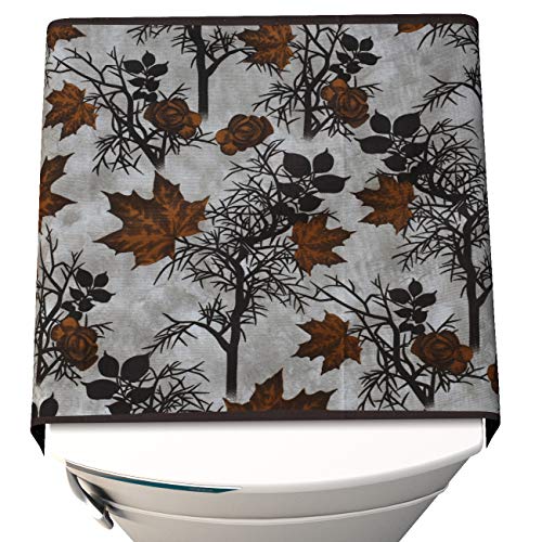 Image of Fridge Cover For Top (21 X 39 Inches) (Brown Branch)