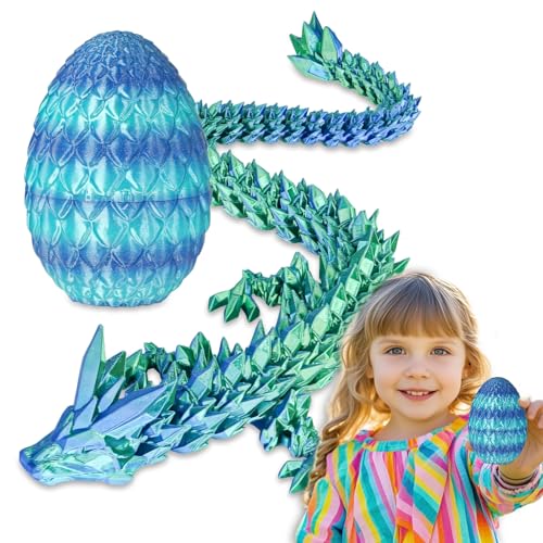 Surprise Dragon Egg with Dragon Inside, Gifts for Kids and Adults 3D Printed Fidget Toy, Ideal for Christmas Easter