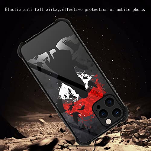 Tnxee For Iphone 13 Pro Max Case,Crow Ninja Iphone 13 Pro Max Cases For Boys Girls,Soft Tpu Anti-Skid Thread Frame + Four Corner Anti-Collision Protection Case For Iphone 13 Pro Max 6.7" #TOP1