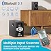 Acoustic Audio by Goldwood AA5240 Home Theater 5.1 Bluetooth Speaker System with USB and SD Inputs, Black