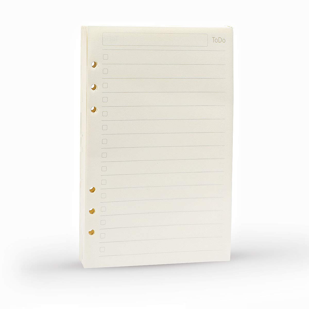 A5 Spiral Notebook Refills, 6 Ring Binder Refills, to Do List Paper, A5 Planner Binder Inner Page, Check List Notepad Refills Harphia(A5 5.59 x 8.27'',to do List)