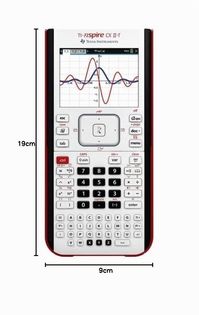 Texas Instruments, TI-NSPIRE CX II-T - Calcolatrice grafica digitale a colori