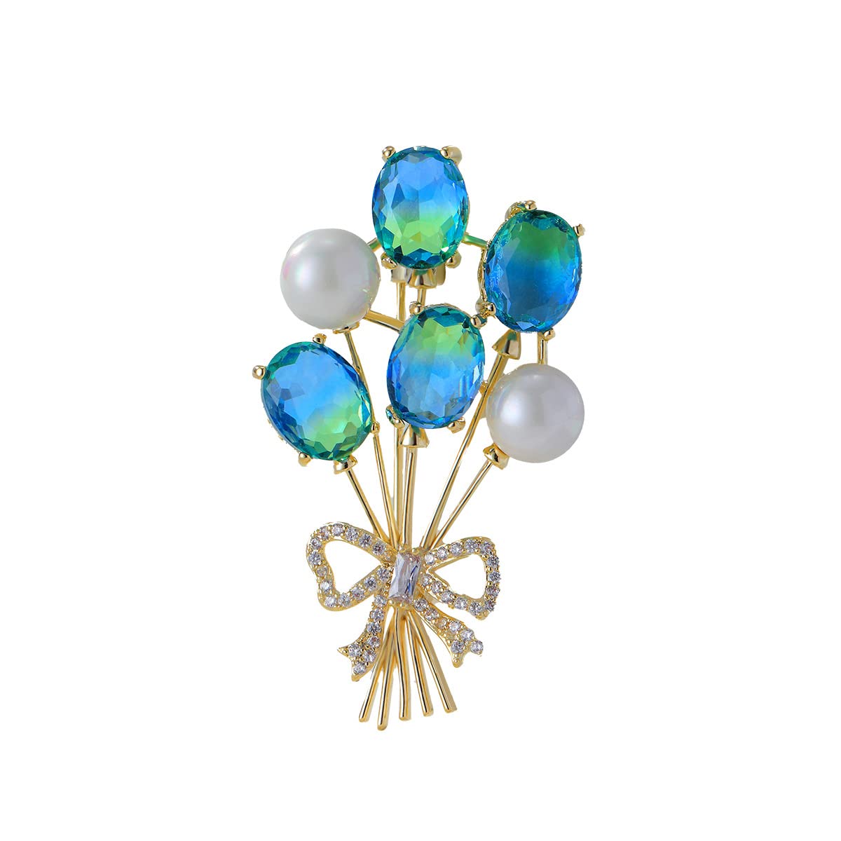 Spilla con perle, gioielli da donna, alla moda, regalo di Natale, moglie, mamma, fidanzata, anniversario, compleanno, gioielli raffinati, regalo per lei, metallo, perla