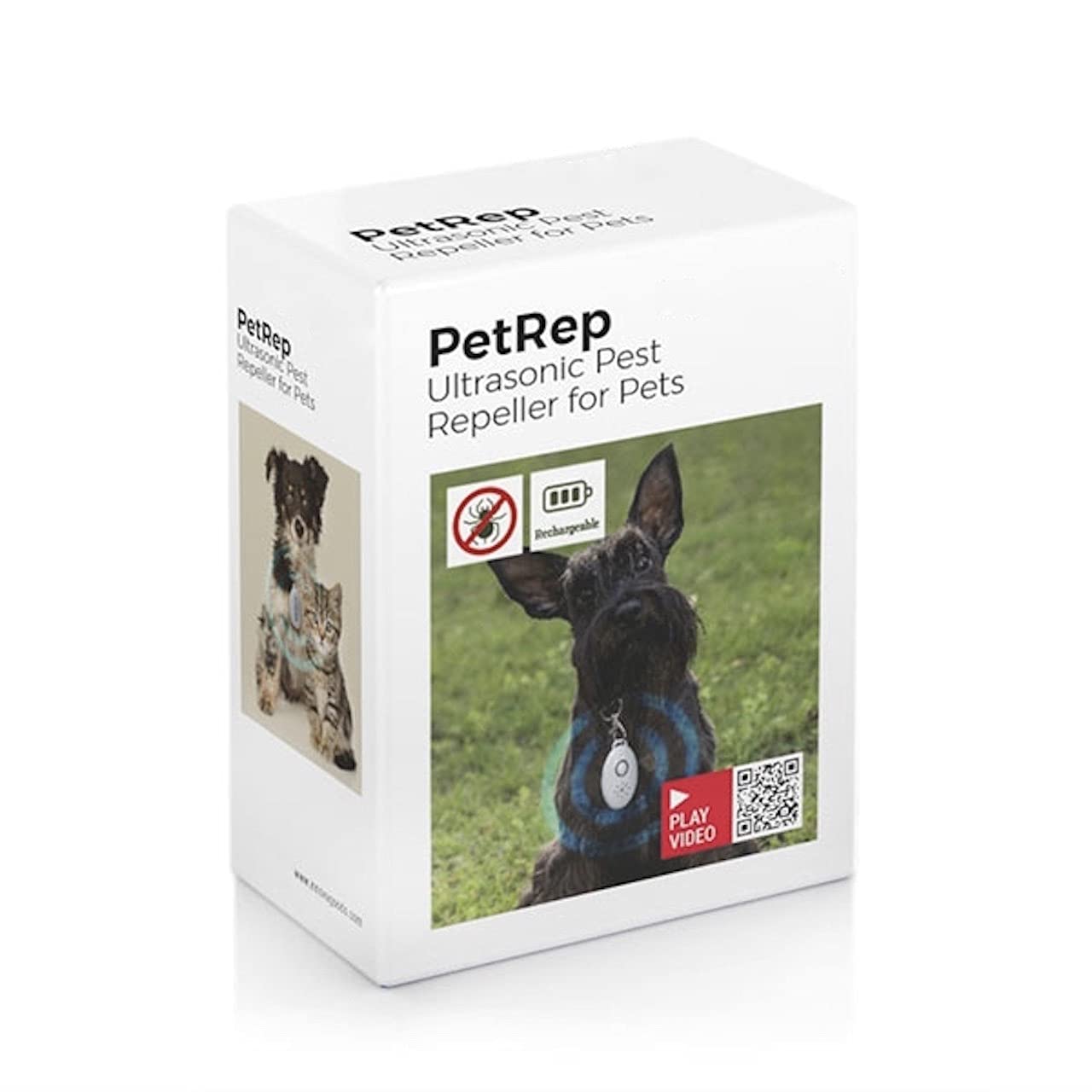 Repelente de mosquitos ultrasónico USB portátil Repelente de plagas móvil al aire libre Control de insectos todo redondo Rechazo de plagas Prevención de pulgas y garrapatas para perros, mascotas