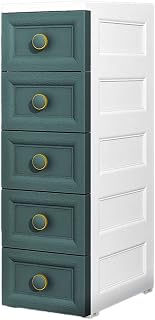 Organizador de armario para niños, armario de almacenamiento multicapa para sala de estar, cocina, dormitorio, color verde, 7 capas