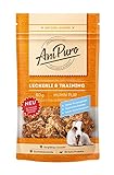 AniPuro LECKERLI & Training, Belohnungssnacks vom Huhn, hochwertig und getreidefrei, Snack aus nur Einer tierischen Proteinquelle, für große und kleine Hunde, 80g