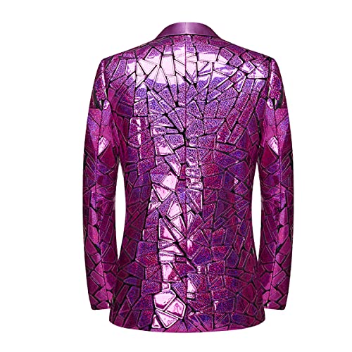 Make a Bold Statement with Our Men's Sequin Blazer - Perfect for Weddings, Parties2