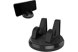 Dashboard Phone Holder, 360-Degree Rotating T.R.A.P. Device for Cars