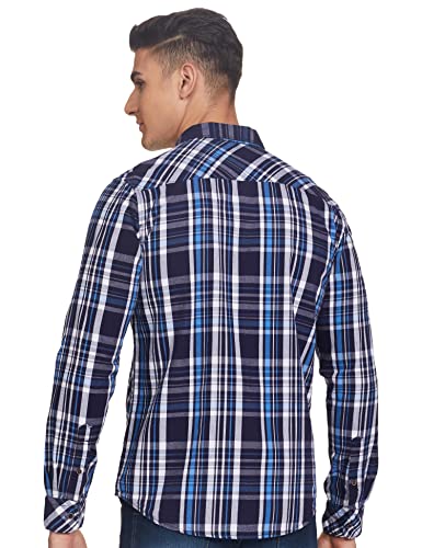Image of Pepe Jeans Men's Regular Fit Full Sleeve Checkered Cotton Casual Shirt | Check Shirt for Man | Smart & Stylish | Multiple Styles | Mens Casual Shirts